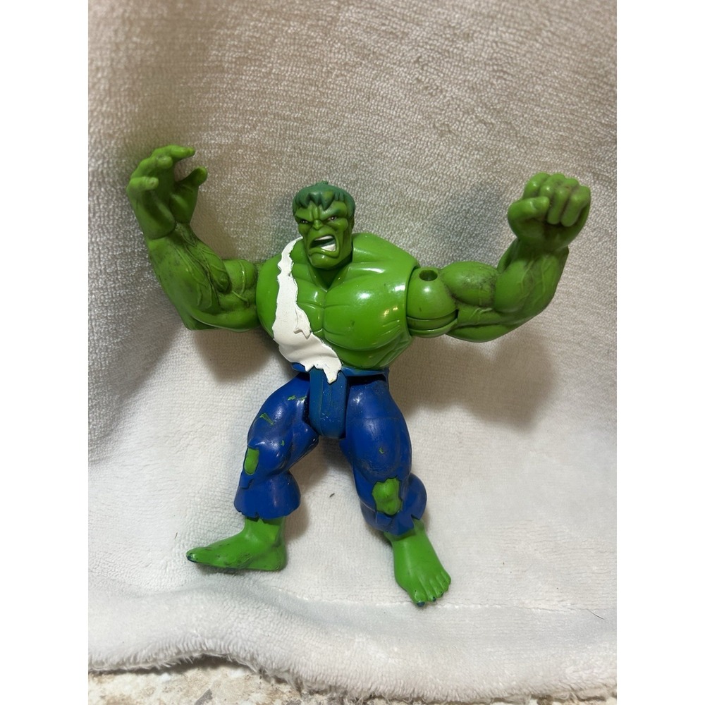 1997 Toy Biz Marvel Incredible Hulk Smash & Crash Battle Damaged Action Figure
